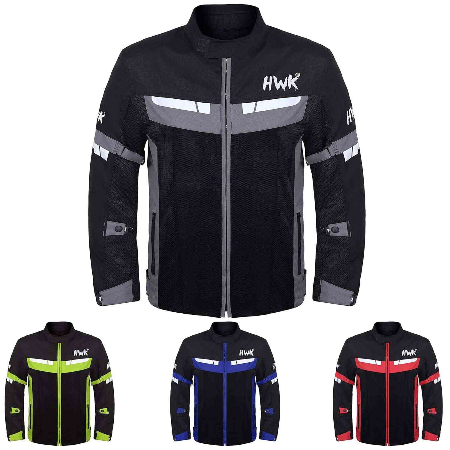 HWK Jaqueta de Motocross 3G: Proteção CE, Respirável e Conforto para Todas as Estações
