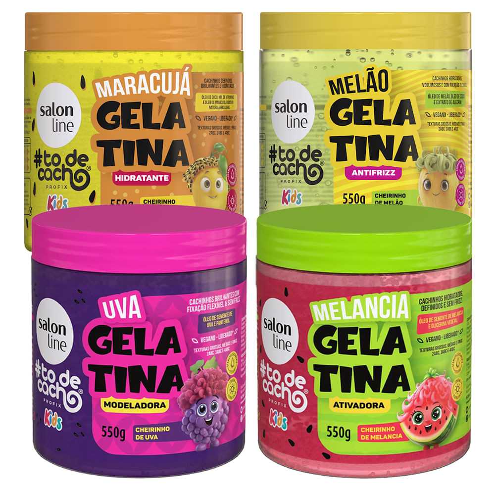 Todecacho Gelatinas: Kit Hidratação e Definição!