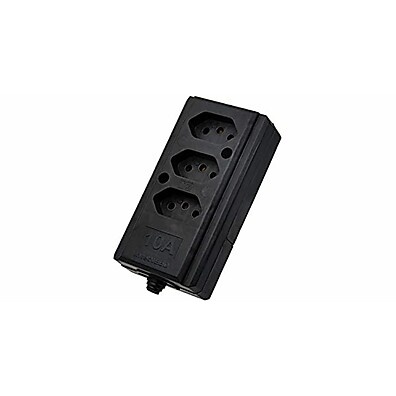 Tomada de Barra Interneed: 3 Tomadas 10A Segura!