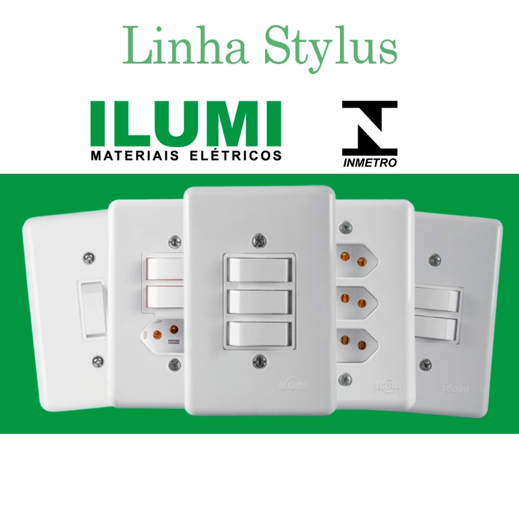 Tomada e Interruptor Ilumi Stylus 4x2: Qualidade e Design