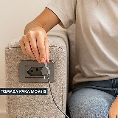 Tomada Embutida Lumitek 10A: Elegância e Praticidade
