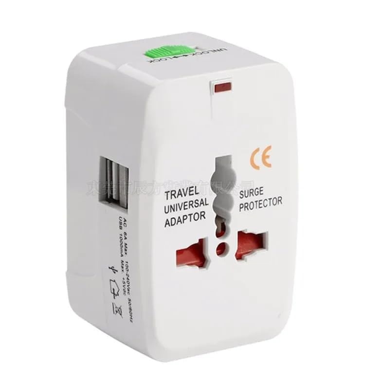 Adaptador Universal de Tomada: Viaje Conectado a Mais de 150 Países!