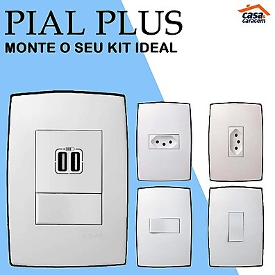 Tomadas e Interruptores Pial Plus: Design e Segurança