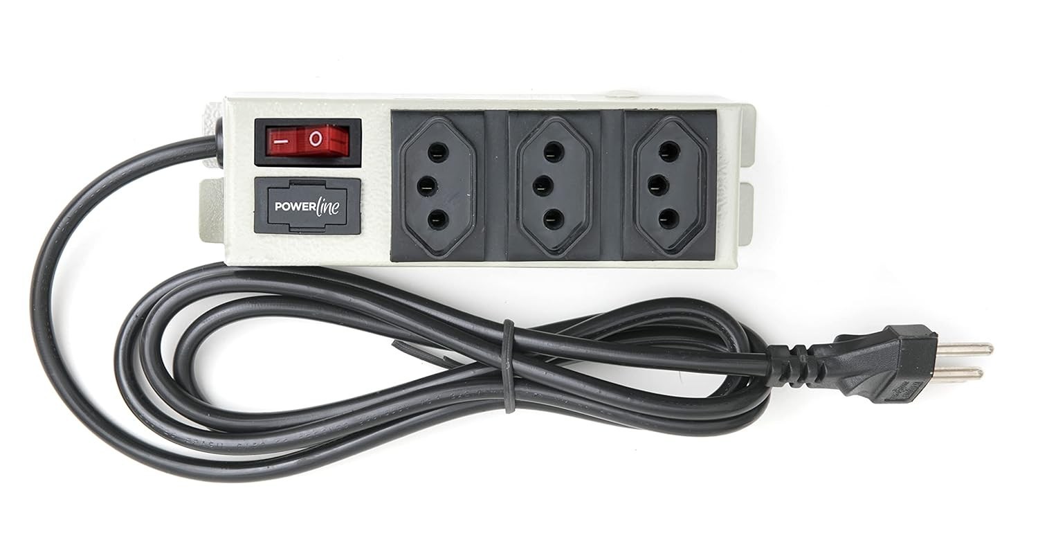 Filtro de Linha Power Line 3 Tomadas: Proteção Essencial para Seus Equipamentos