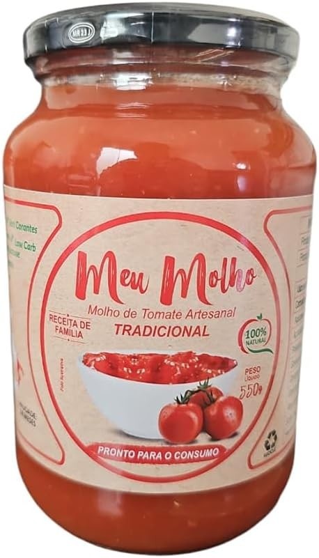 Molho de Tomate Tradicional Artesanal - Meu Molho