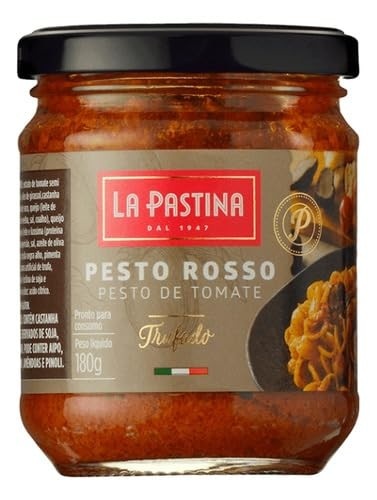 Molho Pesto Rosso Tomate Trufado La Pastina 180g