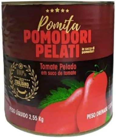 Pomita Tomate Pomodori Pelati Italino Importado Lata 2,5 kg