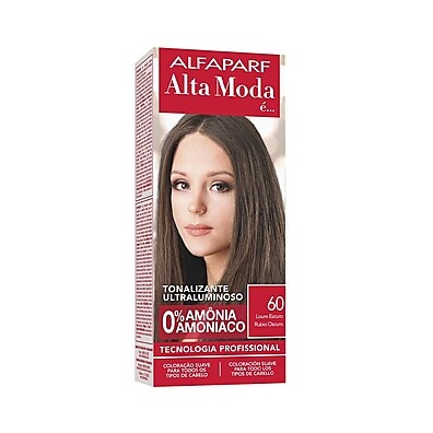 Tonalizante Alta Moda 60: Louro Escuro Sem Amônia