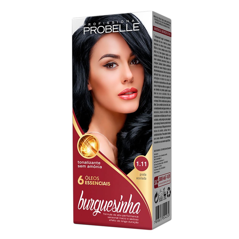 Tonalizante Preto Azulado 1.11 Burguesinha