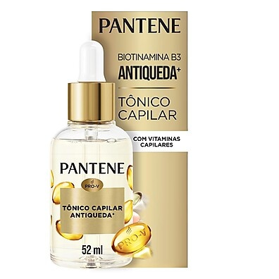 Tônico Capilar Pantene Antiqueda Biotinamina B3 52ml – Combate a Queda e Fortalece os Fios