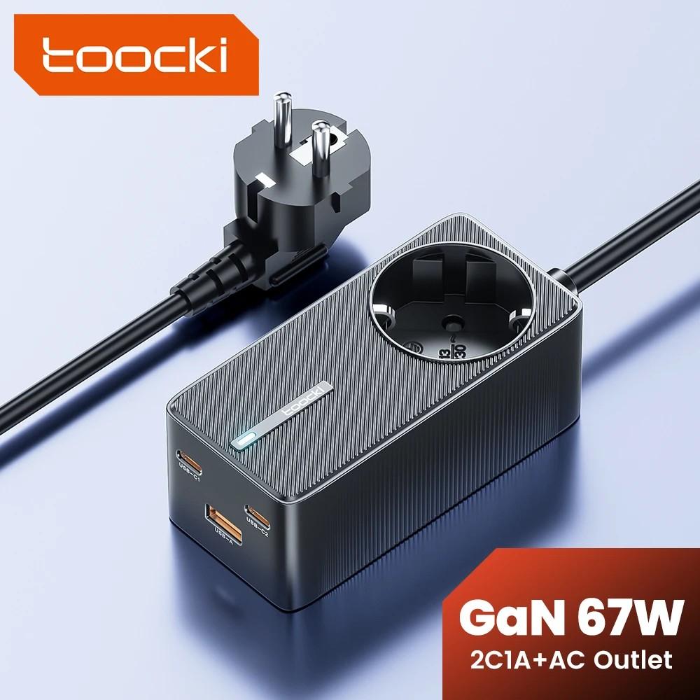 Toocki 67W: Carregador GaN Rápido e Compacto