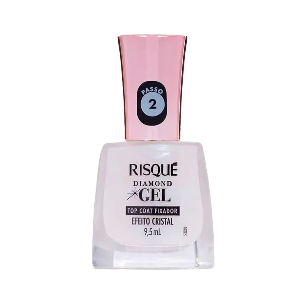 Top Coat Risqué Diamond Gel: Brilho e Durabilidade!