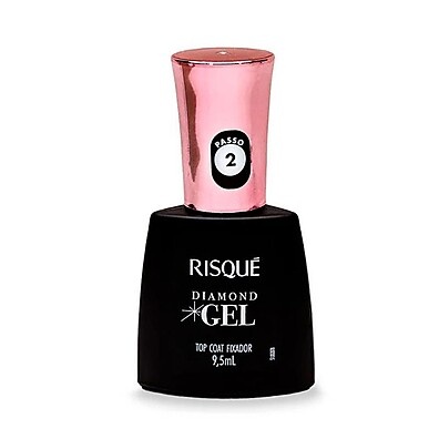 Top Coat Risqué Diamond Gel: Unhas Impecáveis!
