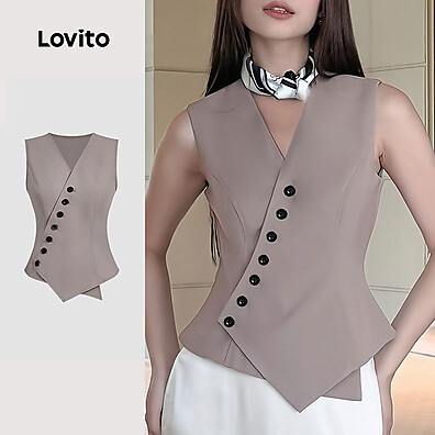 Top Lovito Assimétrico: Elegância Minimalista