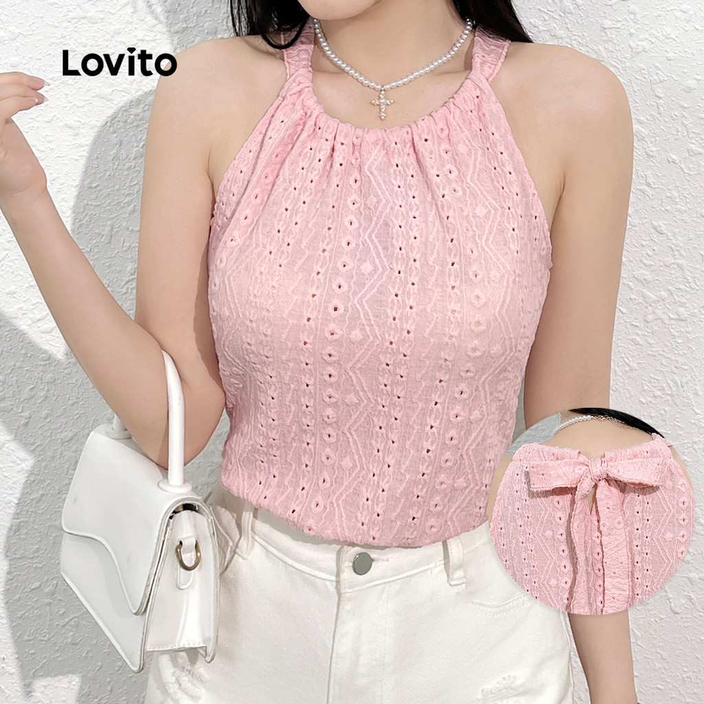 Top Lovito Rosa: Sexy, Confortável e com Laço!