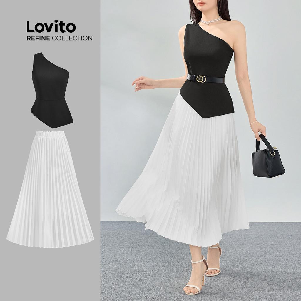 Top ou Calça Plissada Assimétrica: Elegância Lovito