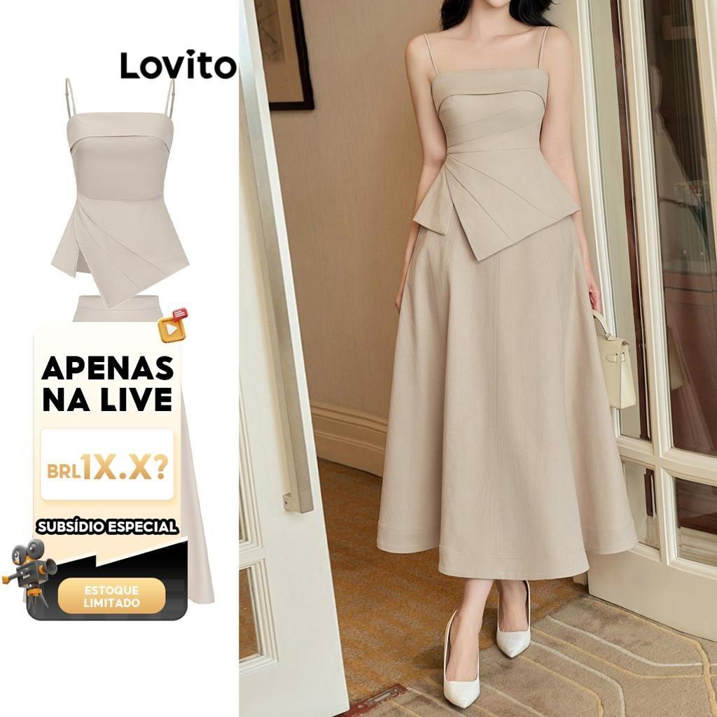 Top ou Calça Plissada Lovito: Elegância e Conforto