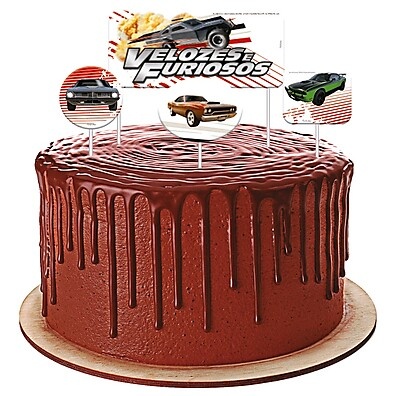 Topper Velozes e Furiosos: Decore sua Festa!