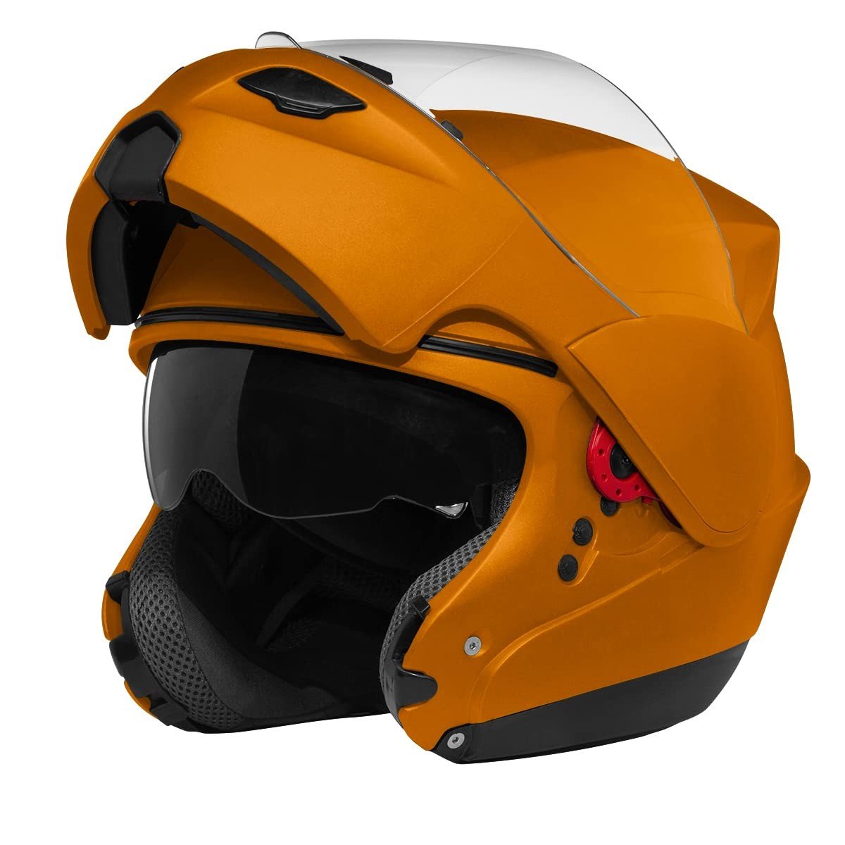 Capacete Escamoteável Pro Tork Attack Elite Fosco Laranja - Segurança e Estilo para Sua Pilotagem (Tam. 60)