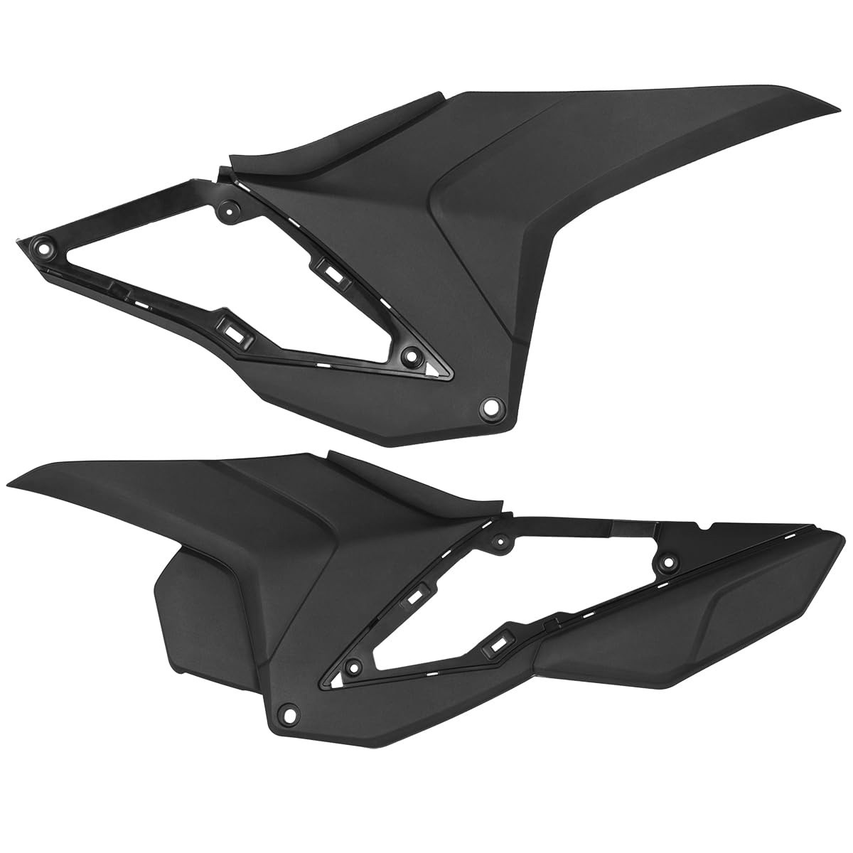 Tampas Laterais Inferiores Pro Tork para Honda XRE 190 (2016-2021) - Par Preto
