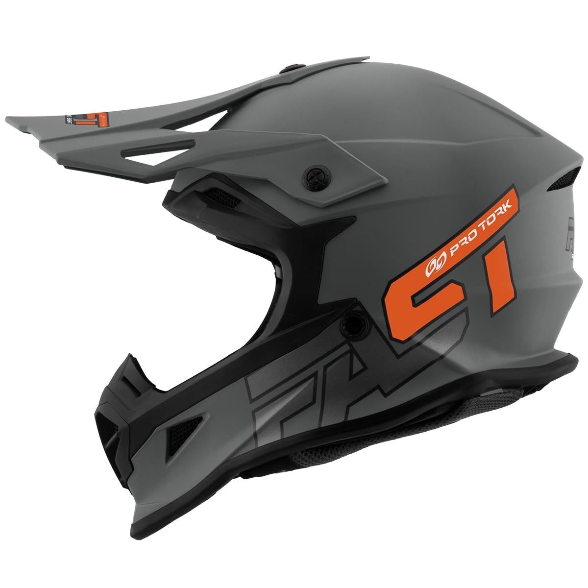 Capacete Pro Tork Fast 788 Grey Fosco: Segurança e Estilo para seu Motocross