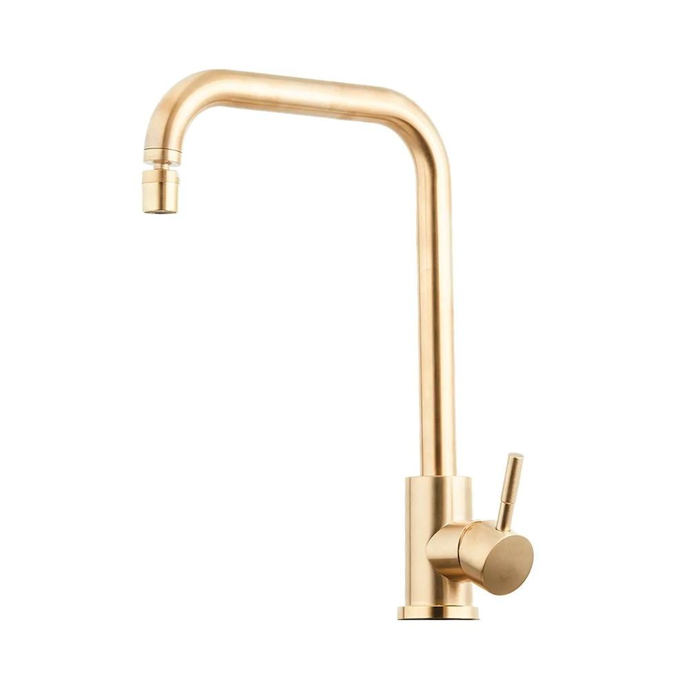 Torneira Cozinha Monocomando Dourada Pingoo - Elegância e Praticidade