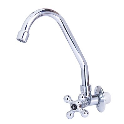 Torneira para Cozinha Parede C-33 Metal 1/2 JR com Bica Móvel
