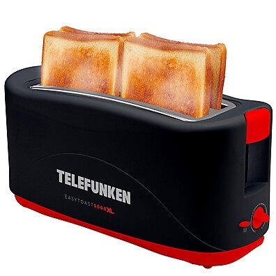 Torradeira 4 Fatias Telefunken Easytoast 5000 XL: Toste Rápido!