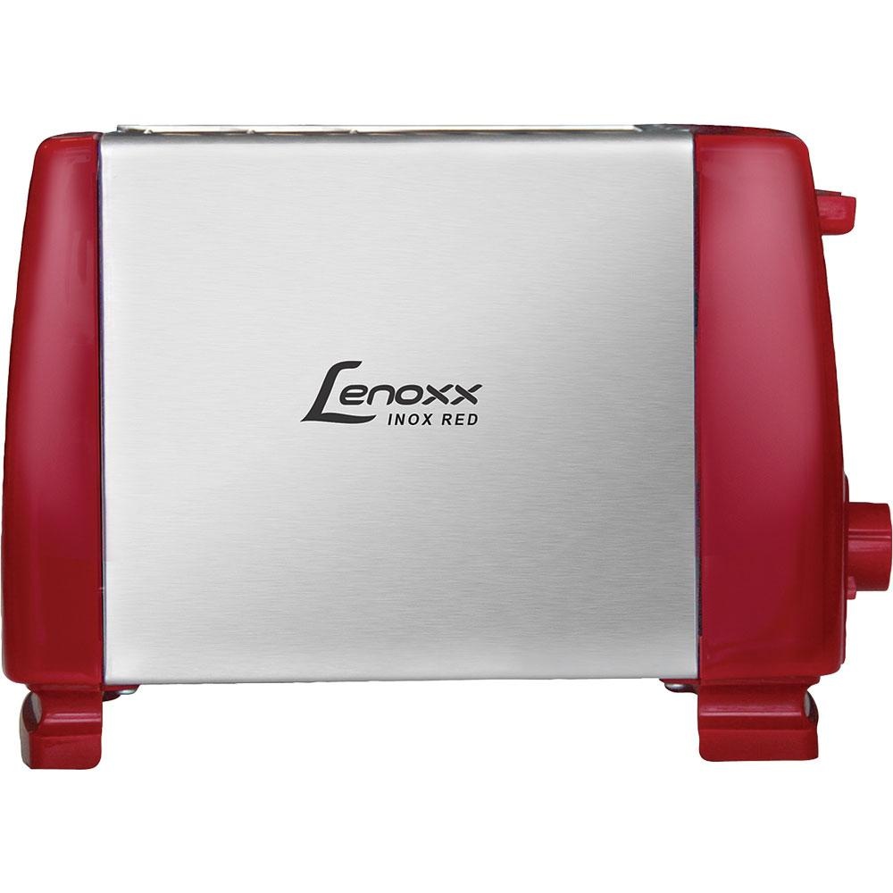 Torradeira Lenoxx Inox Red: 6 Temperaturas!