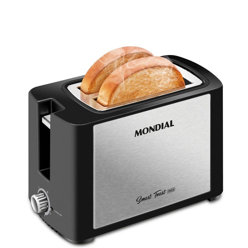 Torradeira Mondial Smart Toast Inox: Pão Perfeito!
