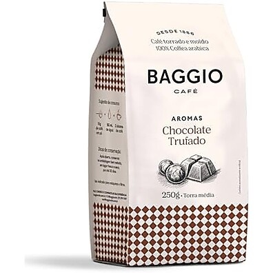 Baggio Café Café Torrado e Moído Aroma de Chocolate Trufado 250g