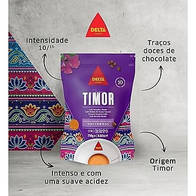 Delta Q Café Torrado e Moído Timor 250g