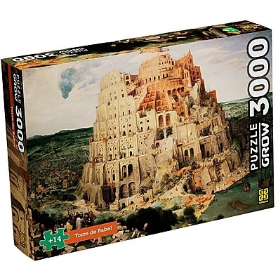 Torre de Babel 3000 Peças: Desafio Grow!