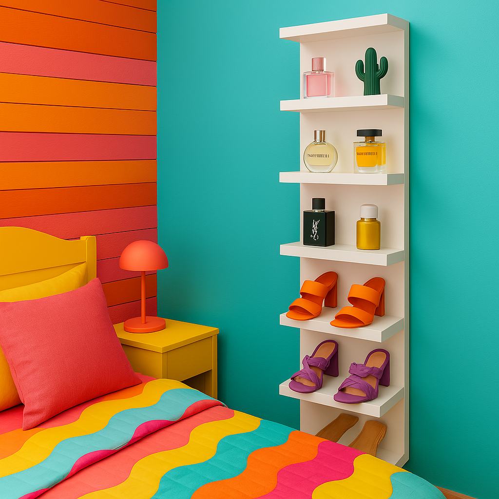 Torre de Prateleira MDF 170cm – Elegante e Multiuso