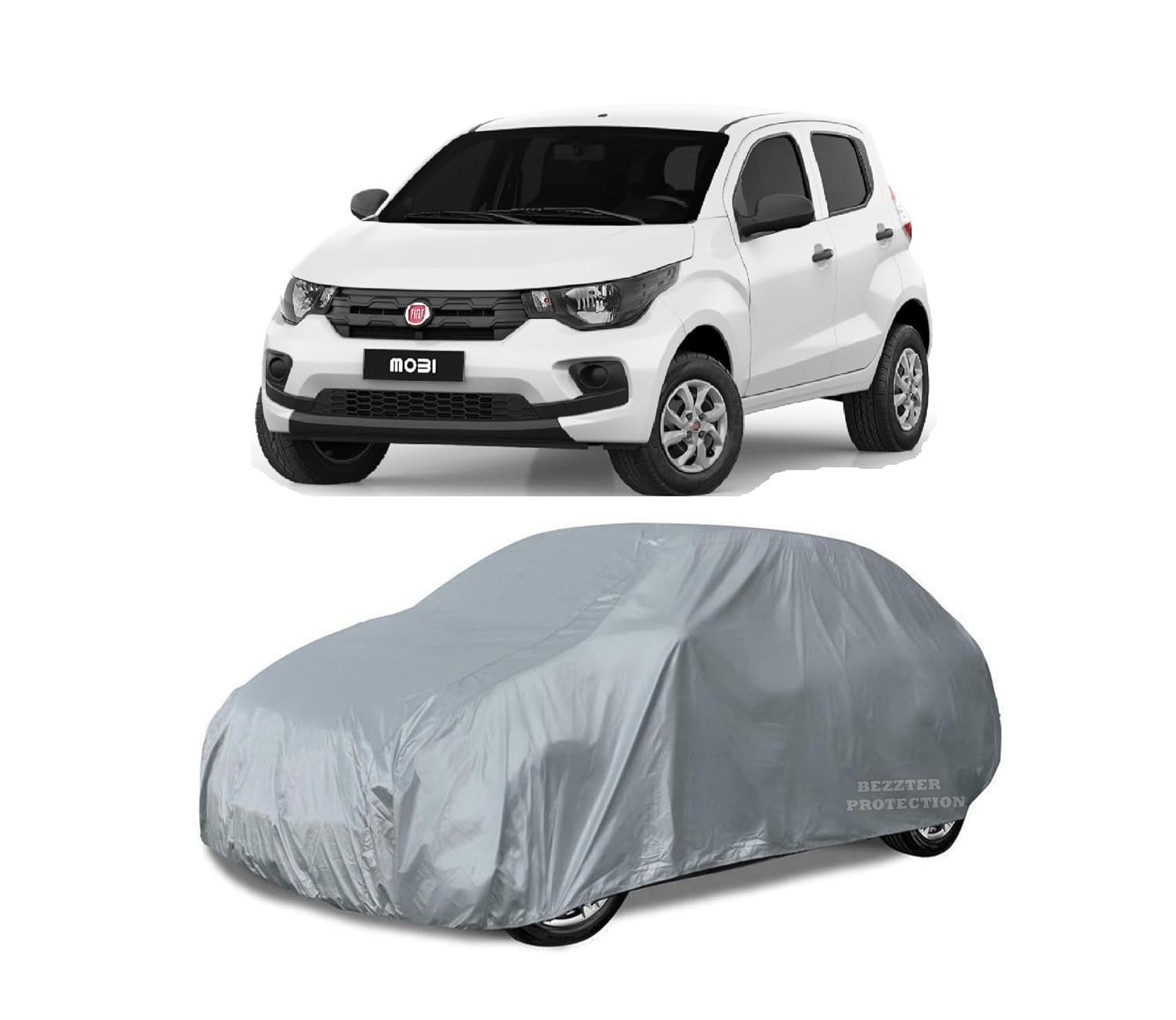 Capa cobrir carro Fiat Mobi 100% Impermeável Proteção Total Bezzter