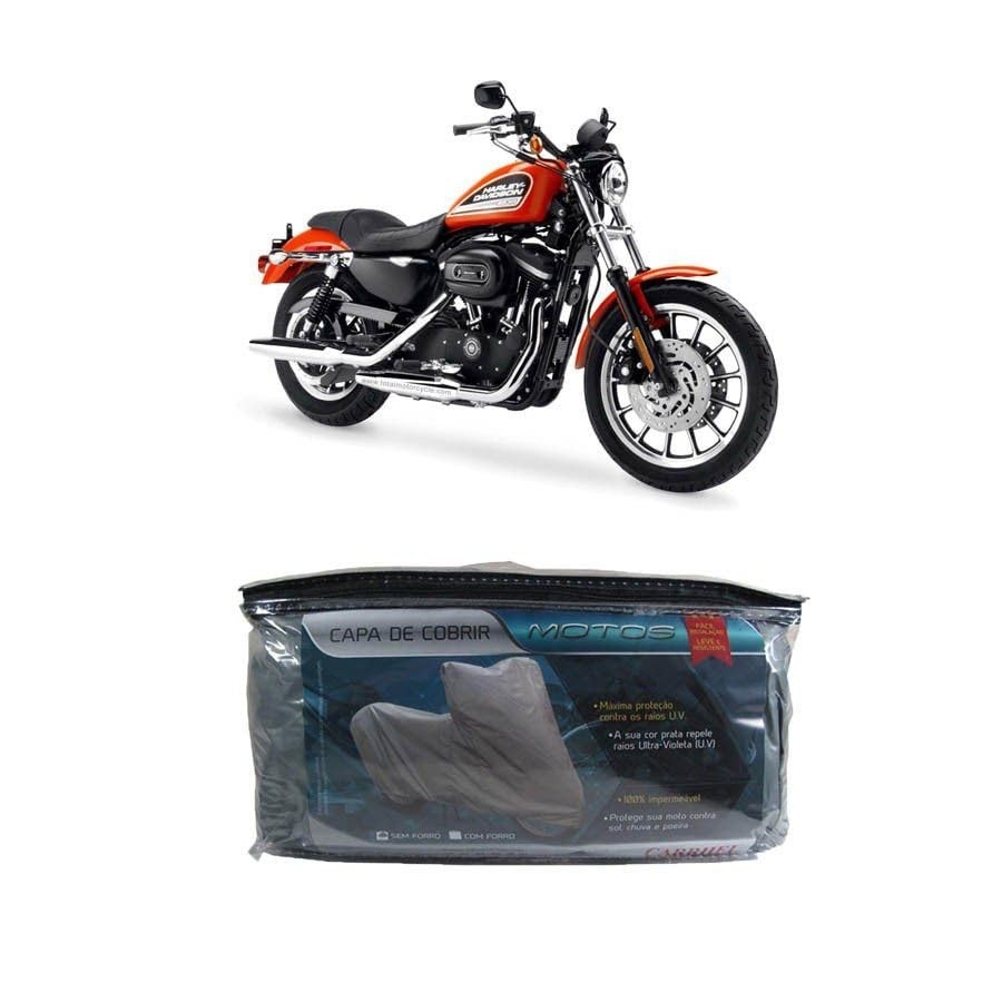 Capa Impermeável Premium para Harley Davidson XL 883R: Proteção Total Contra o Tempo