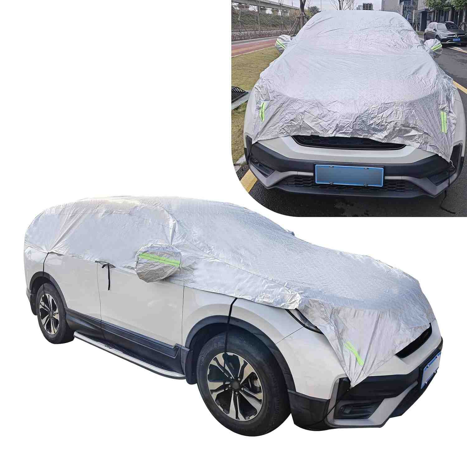Capa de Carro Premium 4 Camadas: Proteção Total contra Granizo, Sol e Chuva