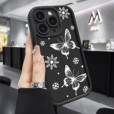 Capa de Silicone para Infinix Smart 9 Hot 50i – Design Borboleta e Proteção Total