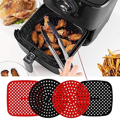 Tapete Protetor Silicone Universal para Air Fryer: Limpeza Fácil e Proteção Total!