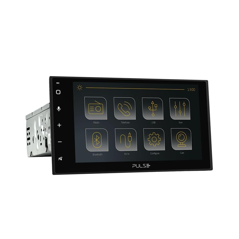 Central Multimídia Receiver 6.8" Full Touch: Apple CarPlay, Android Auto e Bluetooth - PS01AC