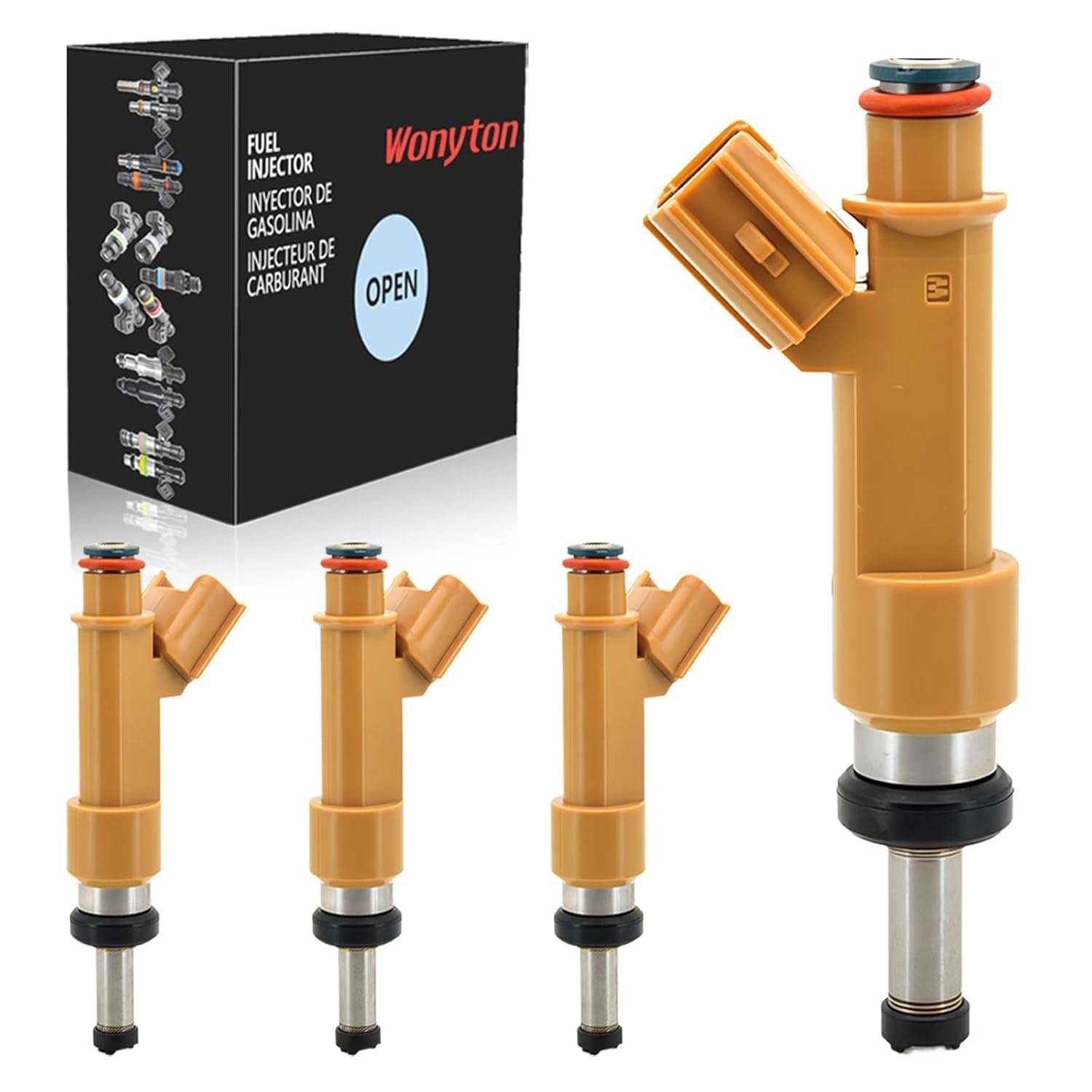 Kit 4 Injetores de Combustível para Toyota Corolla 1.8L/2.4L e Scion xD - OE 23250-0T010