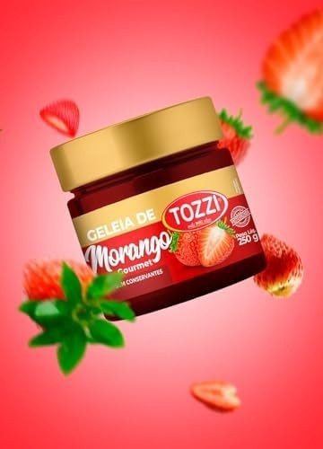 Tozzi Geléia de Morango Gourmet 250g