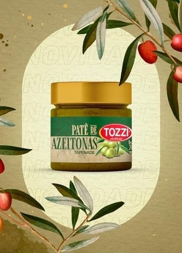 Tozzi Patê de Azeitonas Tapenade 200g