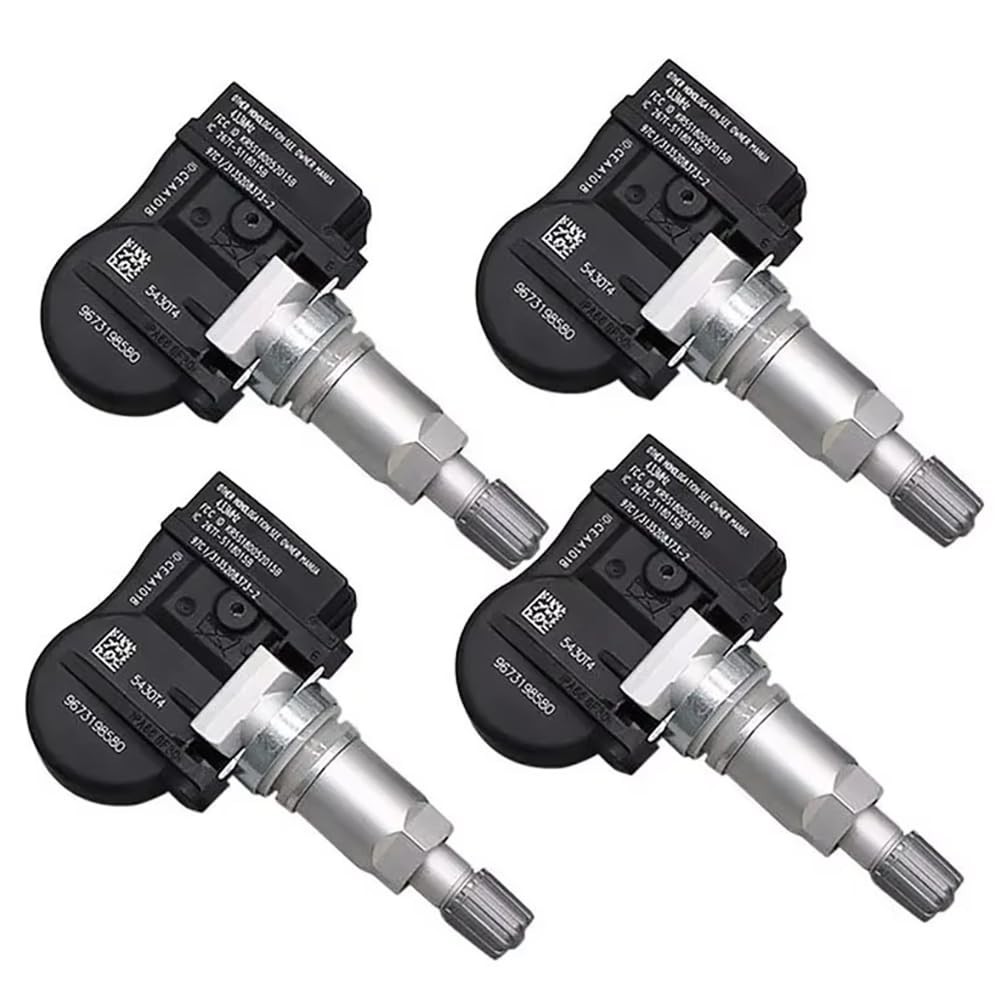 Sensor TPMS 9673198580 433MHz: Pressão Ideal para Citroen C4/C5/C6/C8 e Peugeot 207/307/407/508/607/807/1007