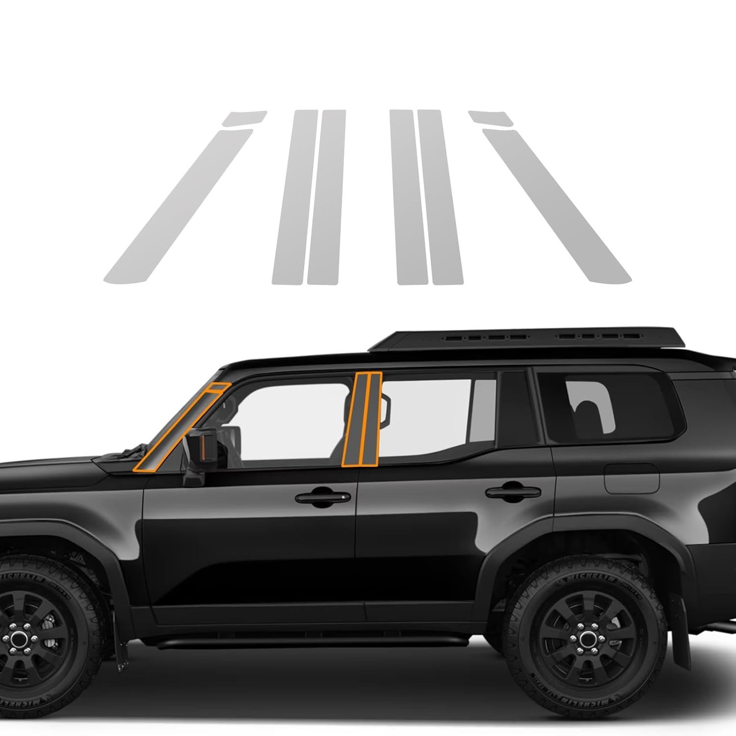 Película de Proteção PPF TPU 8,5 Mil para Toyota Prado/Landcruiser 250 - Proteção Total contra Arranhões e Corrosão