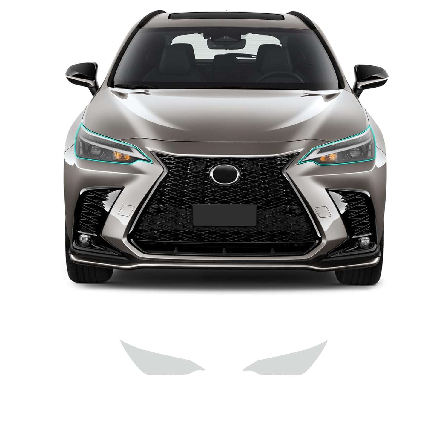 Película Protetora TPU para Lexus NX 2022-2024 | Farol Transparente Anti Arranhão