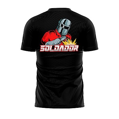trabalho-no-qualidade-e-conforto-profissional-soldador-para-fit-dry-camiseta