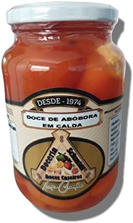 Doce de Abóbora em pedaços na calda Schmitd, Autentico e Tradicional
