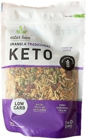 Granola Keto Tradicional Sem Glúten Estar Bem 250g