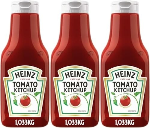 3 Ketchup Heinz Tradicional 1,033KG GRANDE GIGANTE